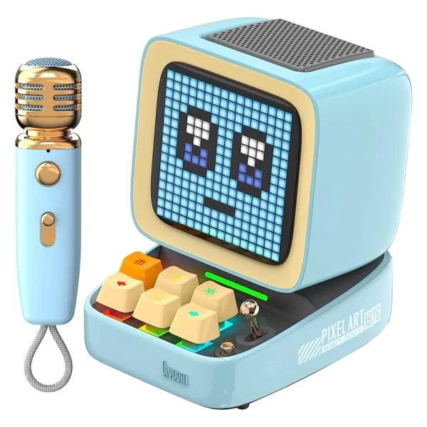 Divoom Ditoo-Mic Mini Karaoke Machine Pixel Art Bluetooth Speaker-2