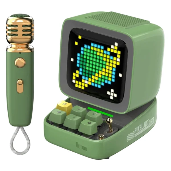 Divoom Ditoo-Mic Mini Karaoke Machine Pixel Art Bluetooth Speaker-3