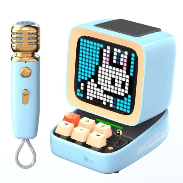 Divoom Ditoo-Mic Mini Karaoke Machine Pixel Art Bluetooth Speaker-6