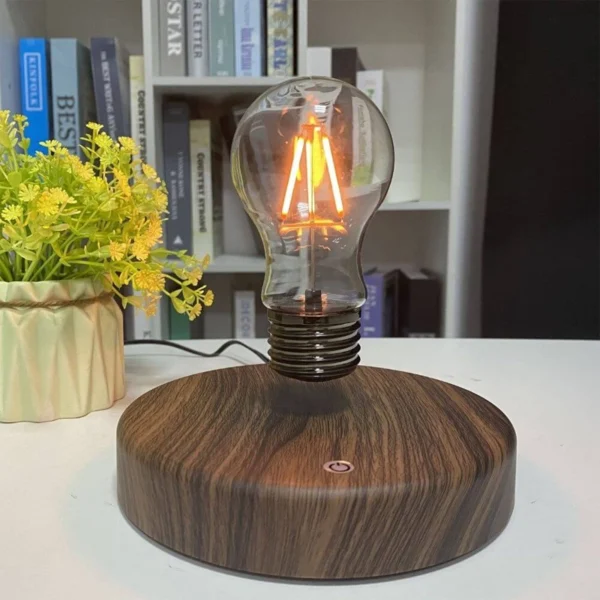HCNT Levitating Desk Table Lamp Magnet Floating Bulb-9
