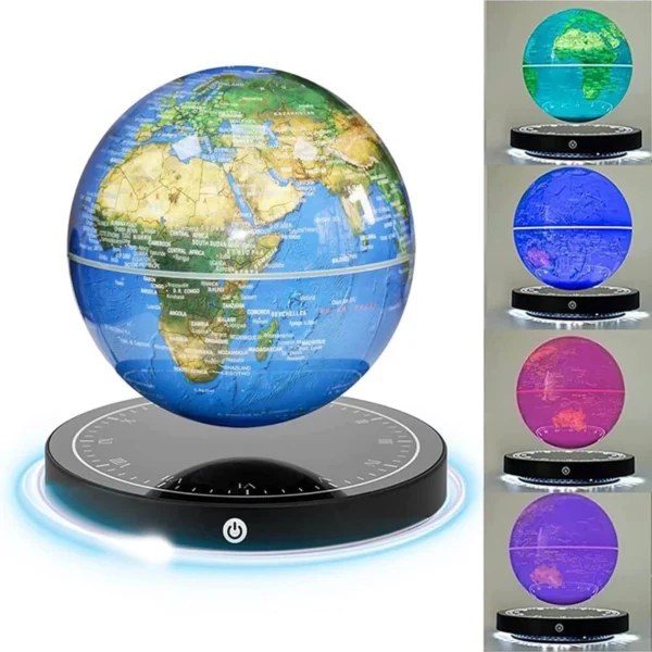 HCNT Levitating Earth Globe Lamp Floating Earth Night Light-2