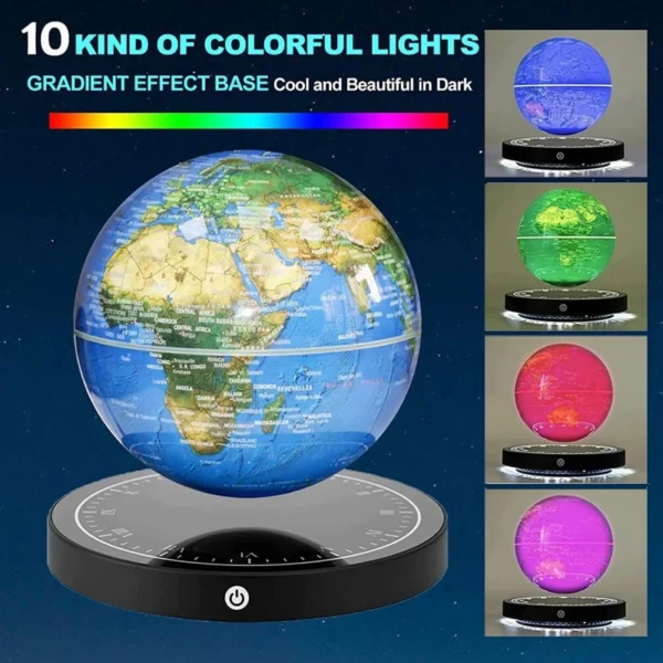 HCNT Levitating Earth Globe Lamp Floating Earth Night Light-6