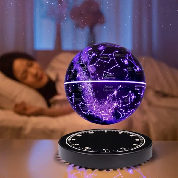 HCNT Levitating Starry Night Light Galaxy Lamp-4