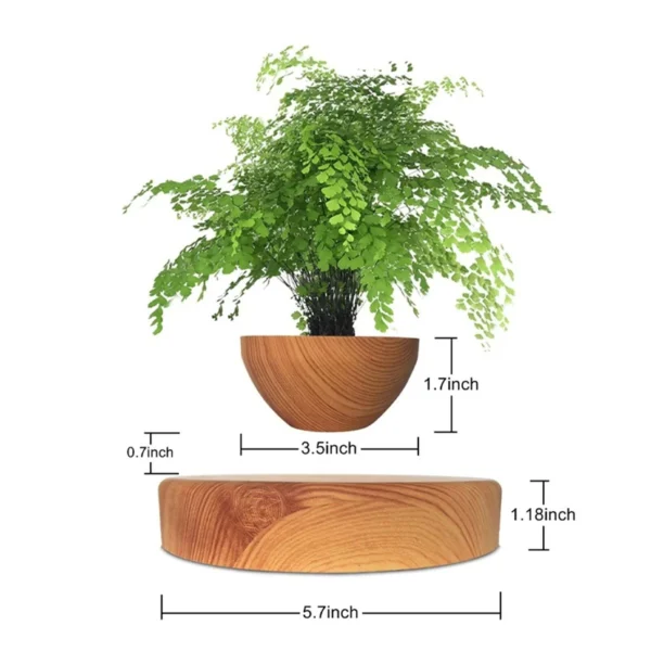 HCNT Magnetic Levitating Floating Plant Pot-12