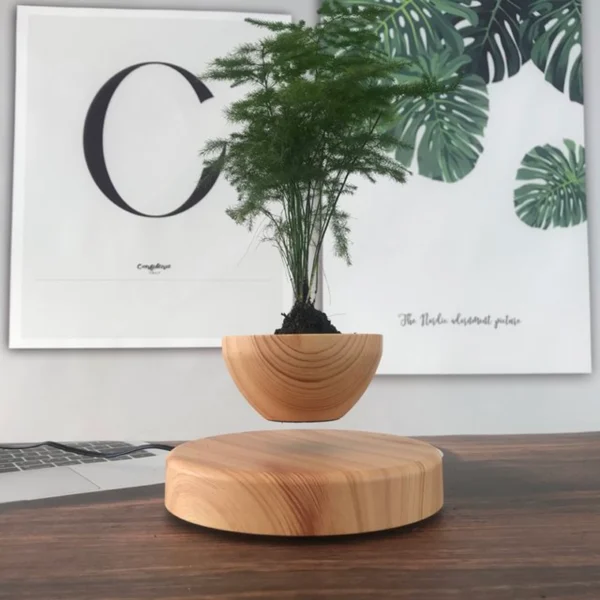 HCNT Magnetic Levitating Floating Plant Pot-16