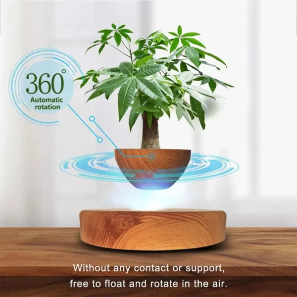 HCNT Magnetic Levitating Floating Plant Pot-2