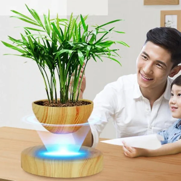 HCNT Magnetic Levitating Floating Plant Pot-8