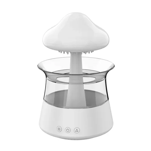 Raining Cloud 7 Colors Night Light Aroma Essential Oil Diffuser H2o water drip rain cloud Mushroom Air Humidifier-4