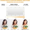 LED Visor Vanity Mirror For Car 3 Dimmable Led Modes Rechargeable Makeup Mirror - Image 7