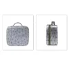 Travel Cosmetic Waterproof Leather Makeup Bag with LED and Mirror - Image 17